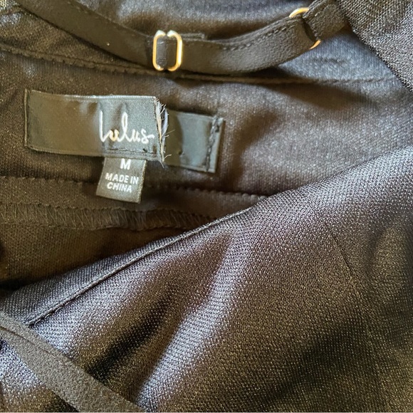 NWOT Lulus Favorite Moment Gold and Black Star Print Skater Dress - Picture 8 of 15